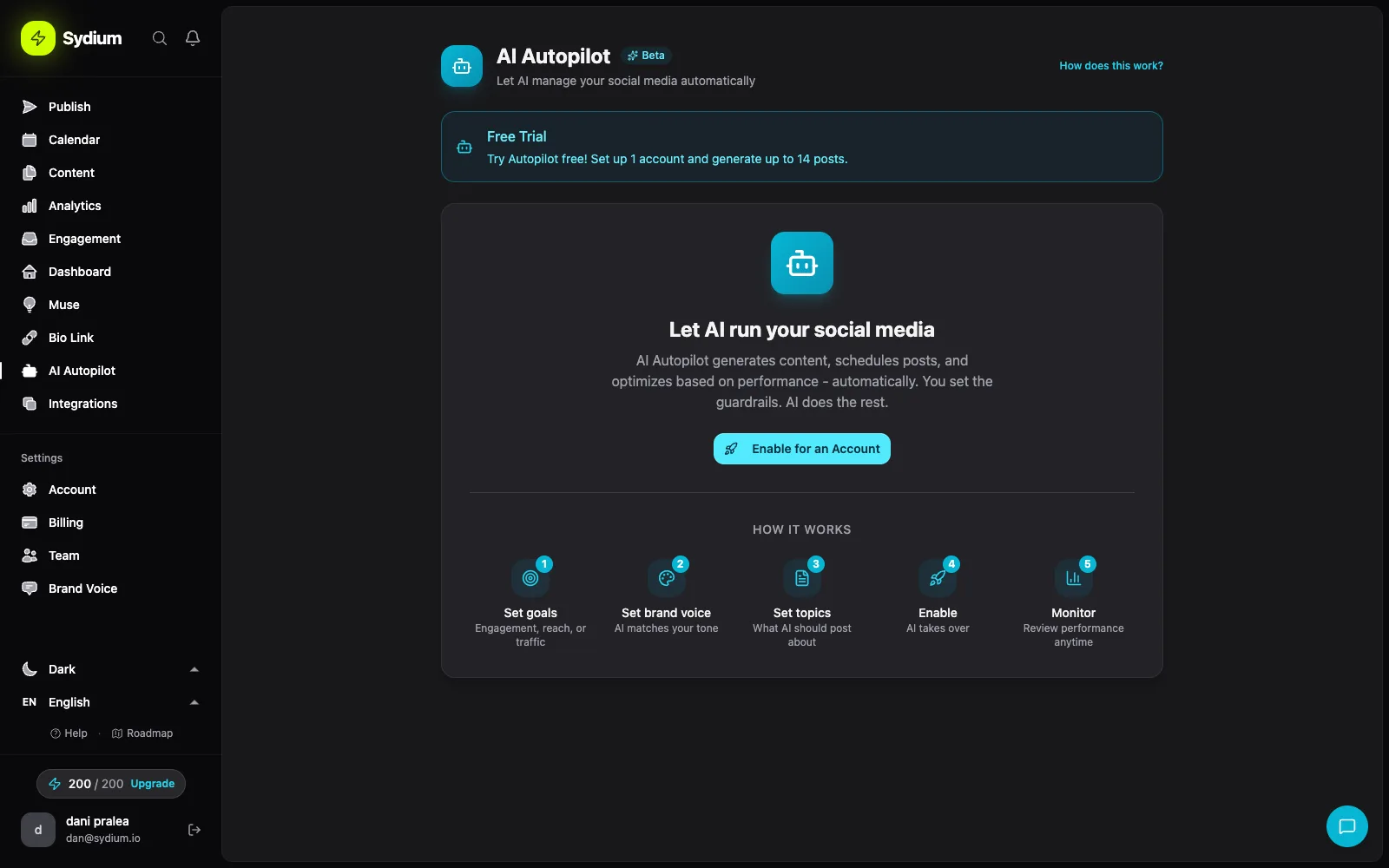 Sydium approvals view - real product screenshot showing pending posts awaiting client review with one-click approve / request changes / reject actions